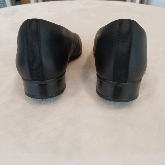 CLARKS COLLECTION JULIET MONTE BLACK LEATHER LOAFERS - Picture 5 of 6